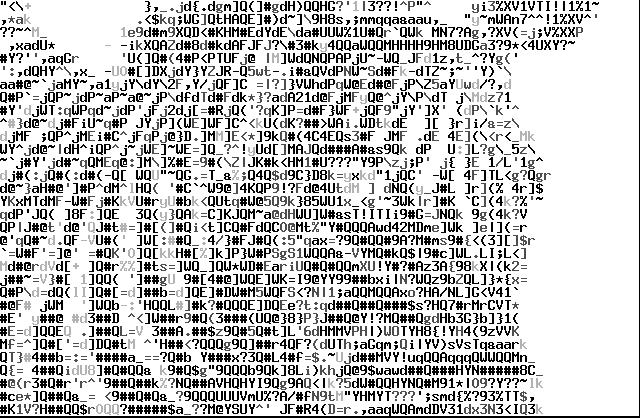 Figura 3 - Exemplo de ASCII art