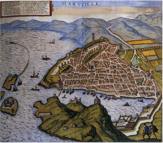 Figura 10 – O porto de Marselha em 1584